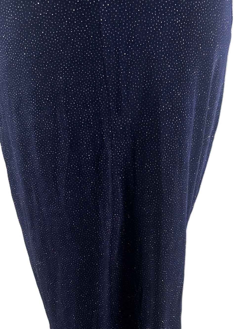 Night Scene California vintage maxi dress blue sparkle slinky y2k whimsy sz M - Picture 7 of 11